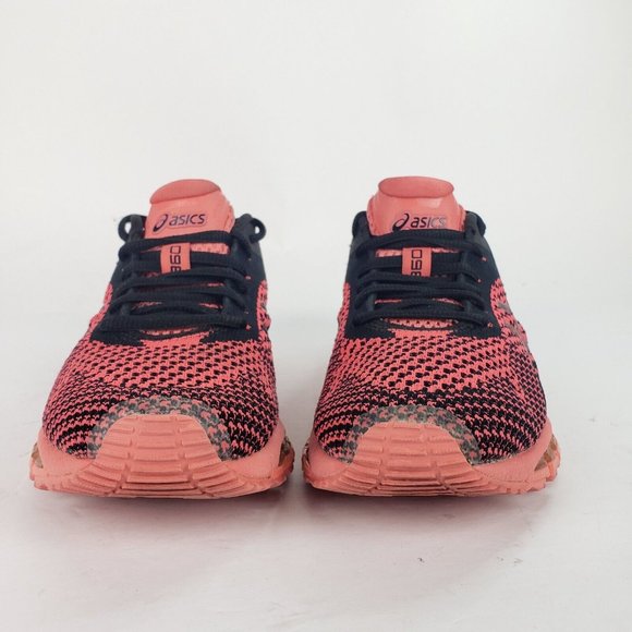 Asics GEL-QUANTUM 360 Knit Peach Red Black Women Size 6.5 Running Shoe T778N - Picture 6 of 16